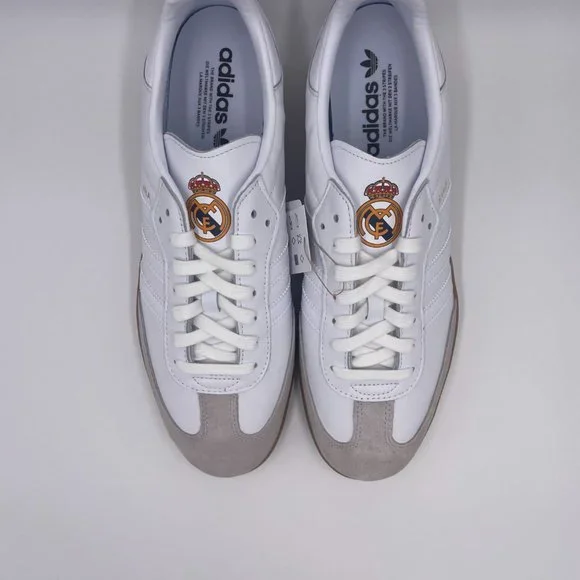 adidas Samba Real Madrid White / Gum Mens Shoes - Picture 5 of 8
